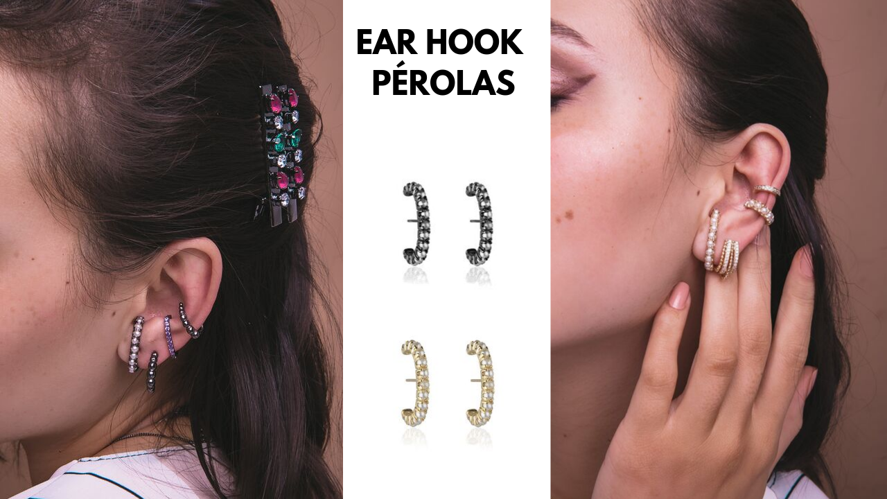 Ear Hook pérolas