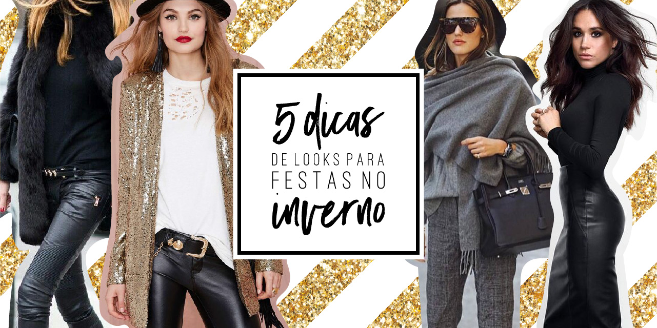 roupas para festa no inverno