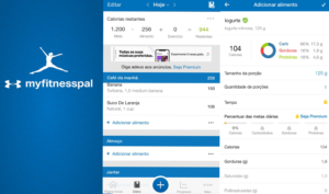 my fitness pal app saude