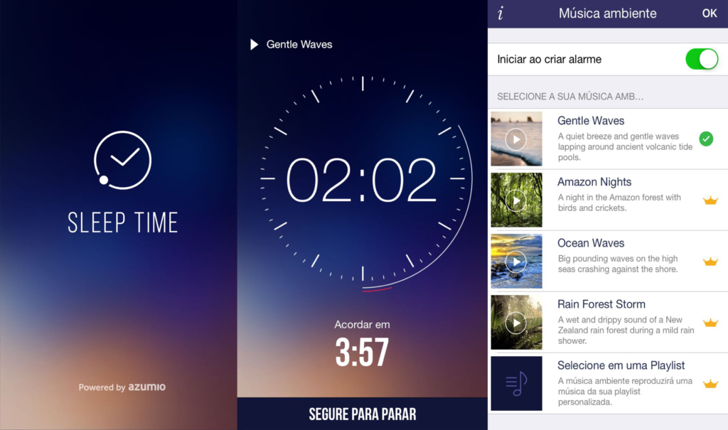 aplicativos para ajudar a dormir