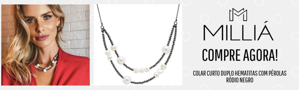 Colar pérolas Milliá