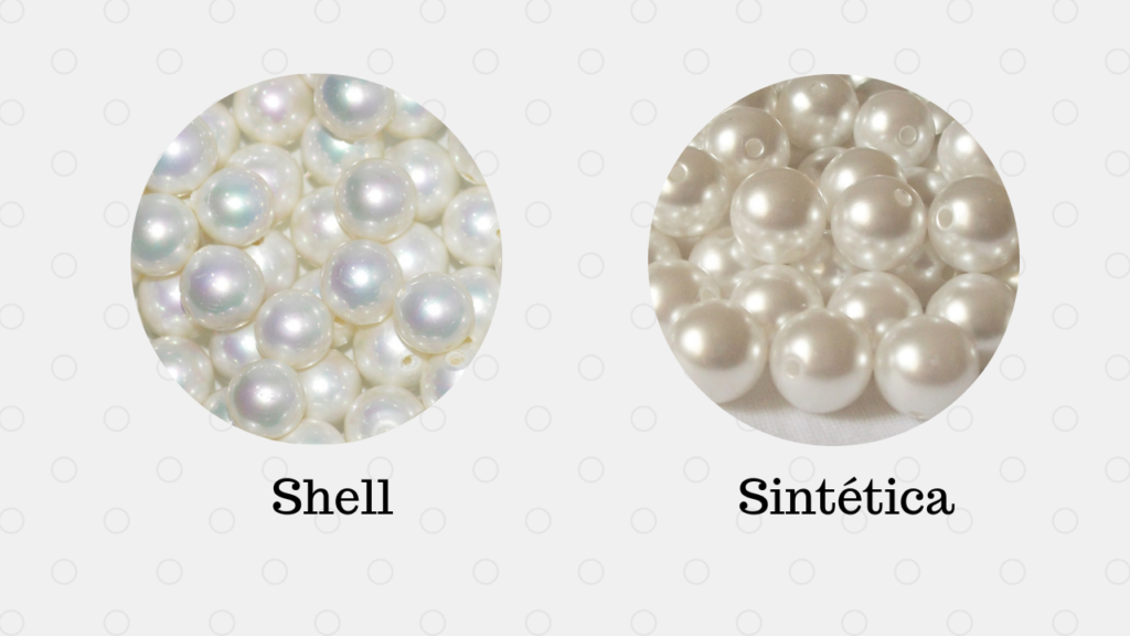 Pérolas sintética