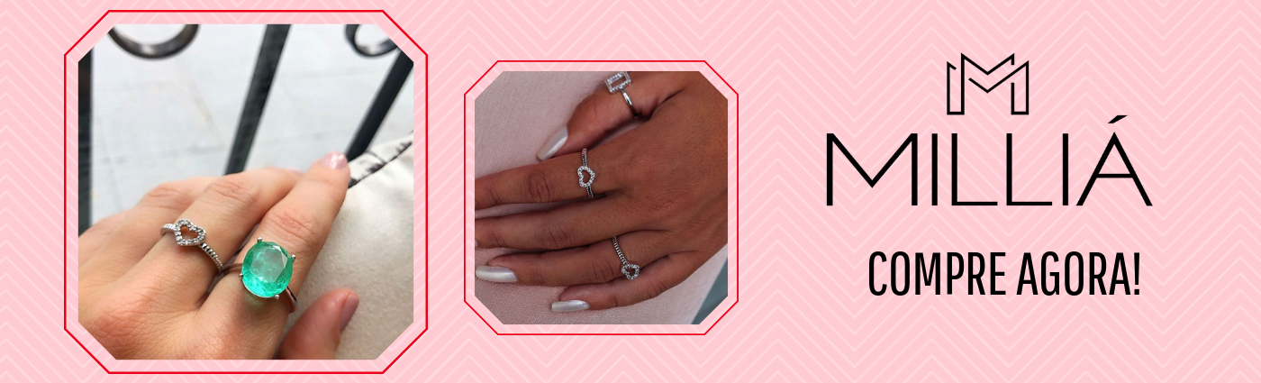 Anel coração dia dos namorados