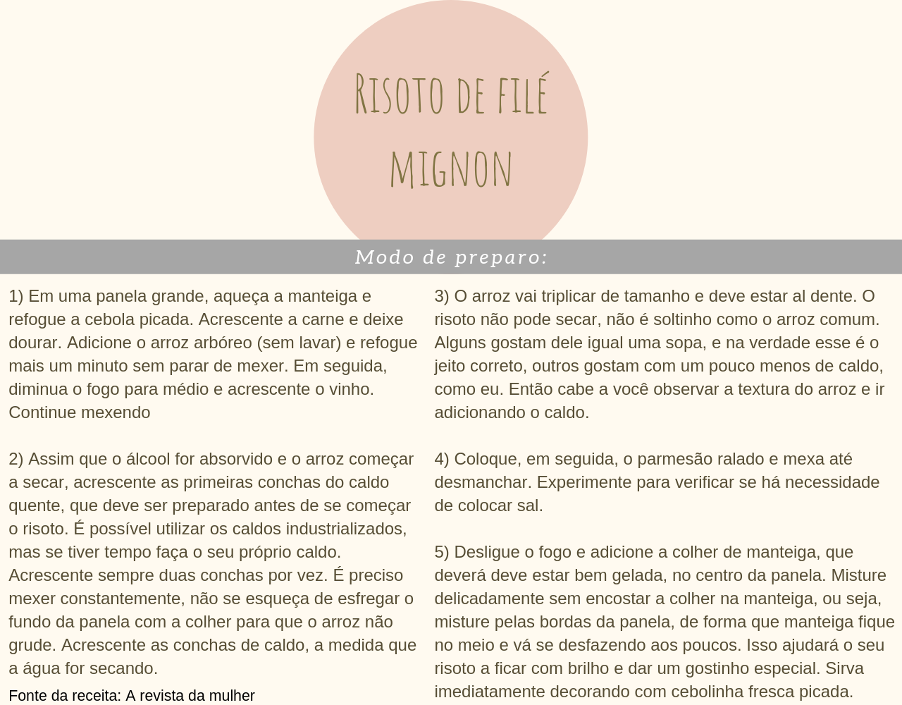 Risoto de filé mignon 1