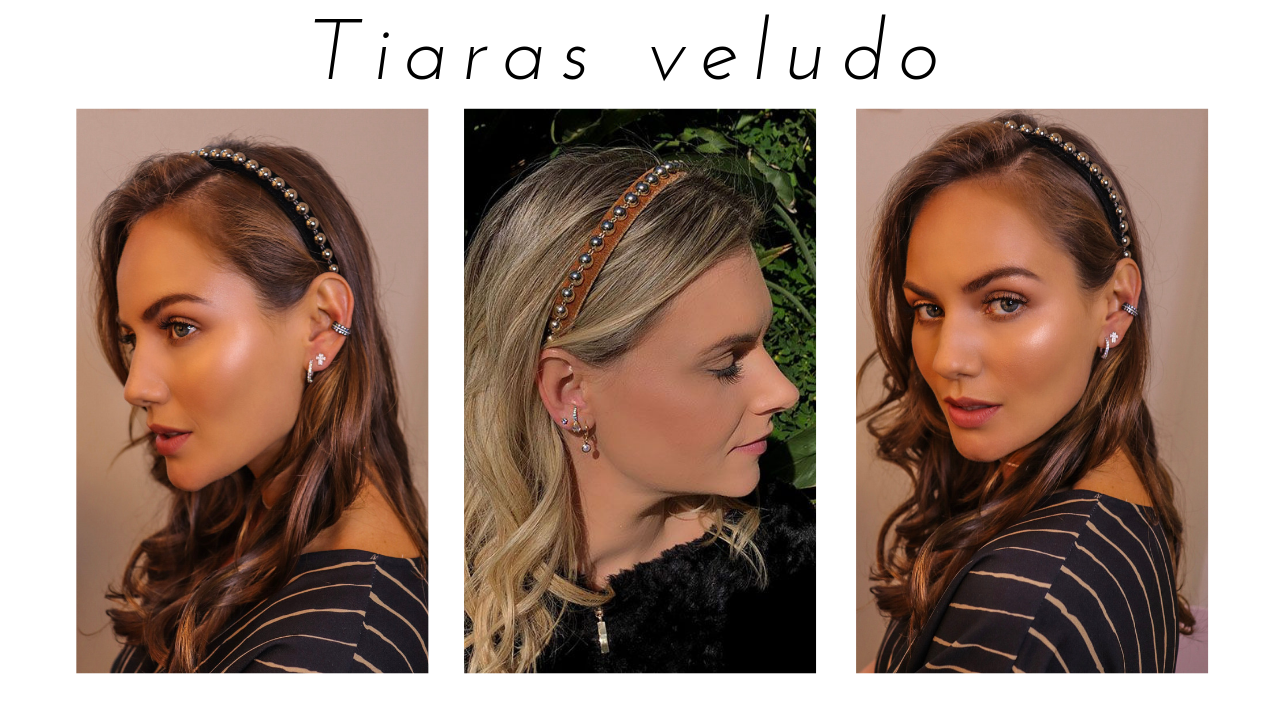 tiaras veludo
