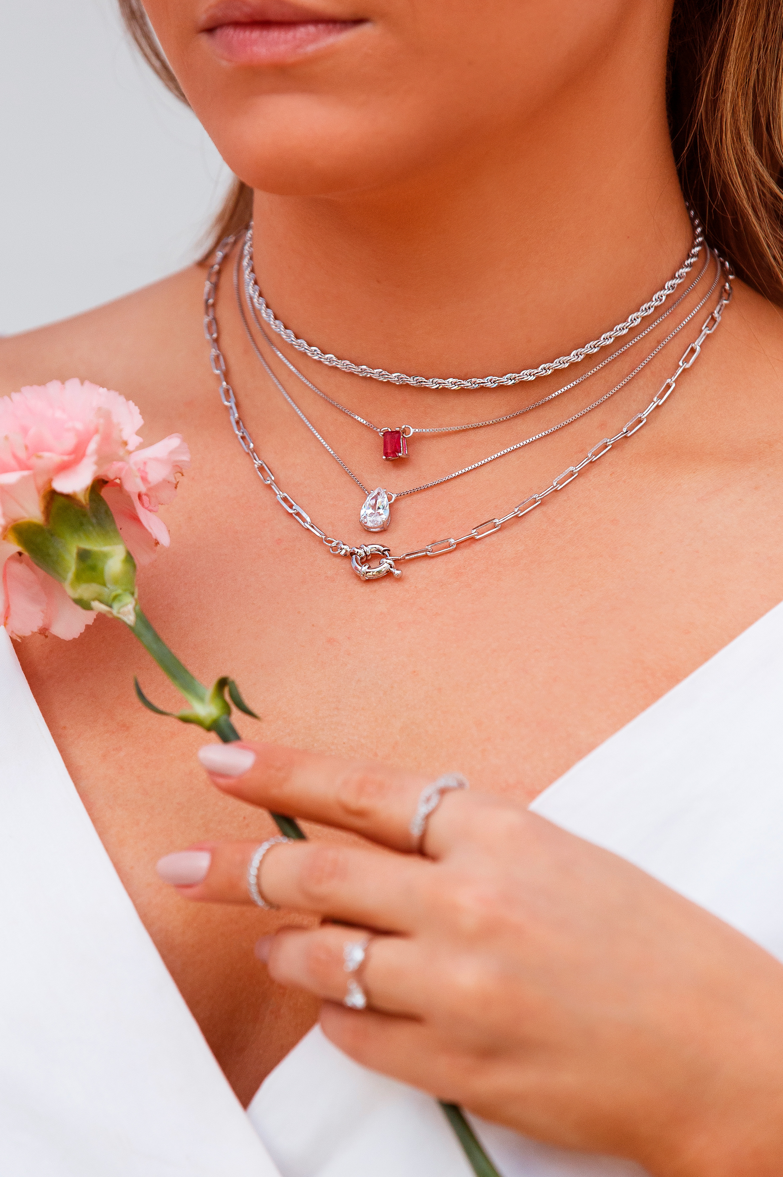 peças chave correntaria prata