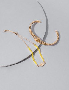 acessórios amarelos 