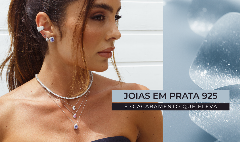 Joias em prata 925 com banho de ródio, acabamento brilhante e sofisticado, ideais para uso diário com elegância.